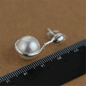 Elegant-Fashion-silver-Lotus-Flower-shell-earring (4)